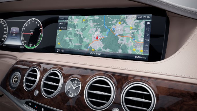 Mercedes Classe S écran tactile gps