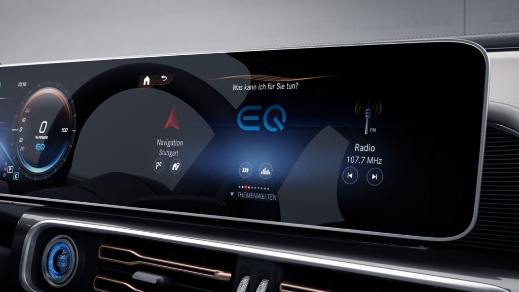 Mercedes EQC écran tactile