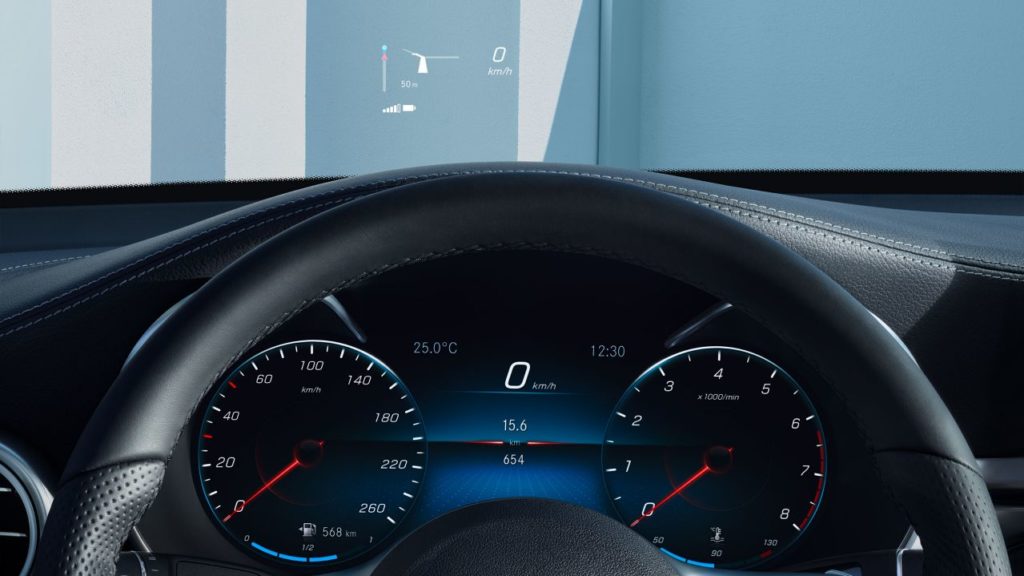 Mercedes GLC Coupé SUV vue haute