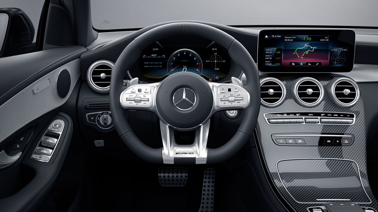 Mercedes AMG GLC Coupé volant