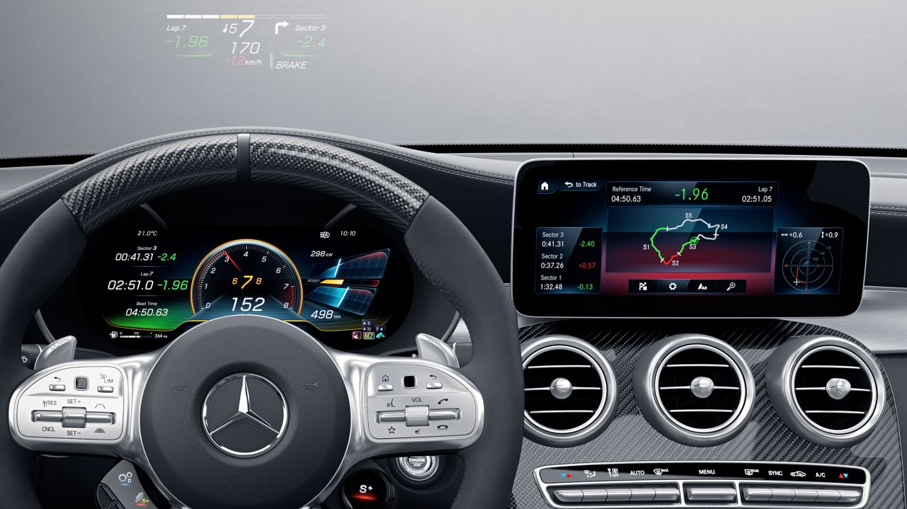Mercedes AMG GLC Coupé tableau de bord