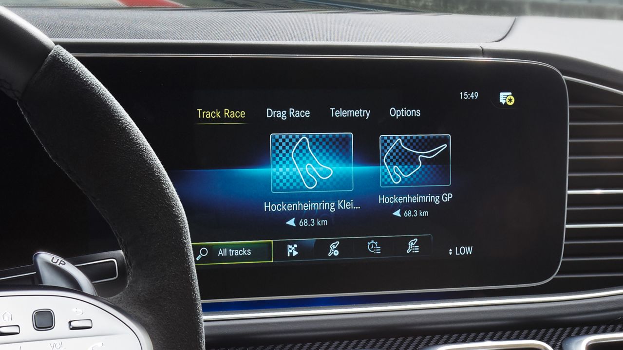 Mercedes AMG GLE écran tactile