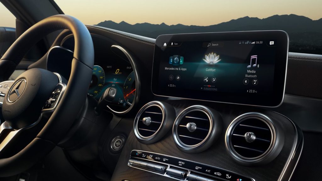 Mercedes GLC Coupé SUV écran tactile