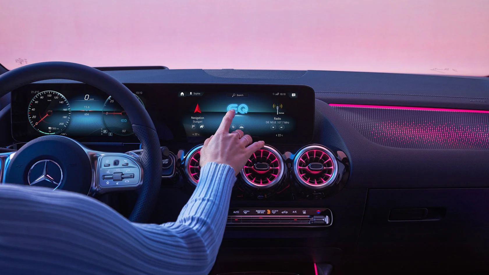Mercedes EQA écran tactile