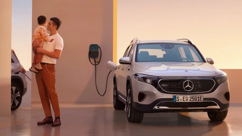 Mercedes EQB en recharge