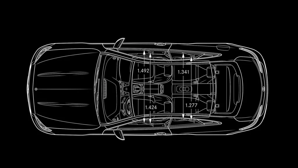 Classe E Coupé - Vue de dessus