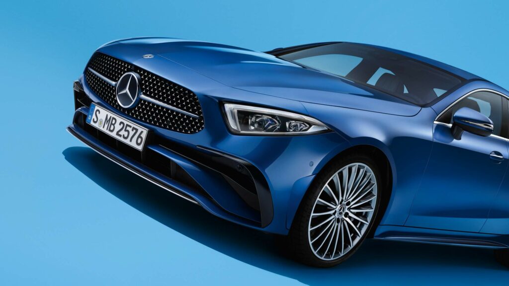 Jantes sportives et jupe avant expressive AMG Line.