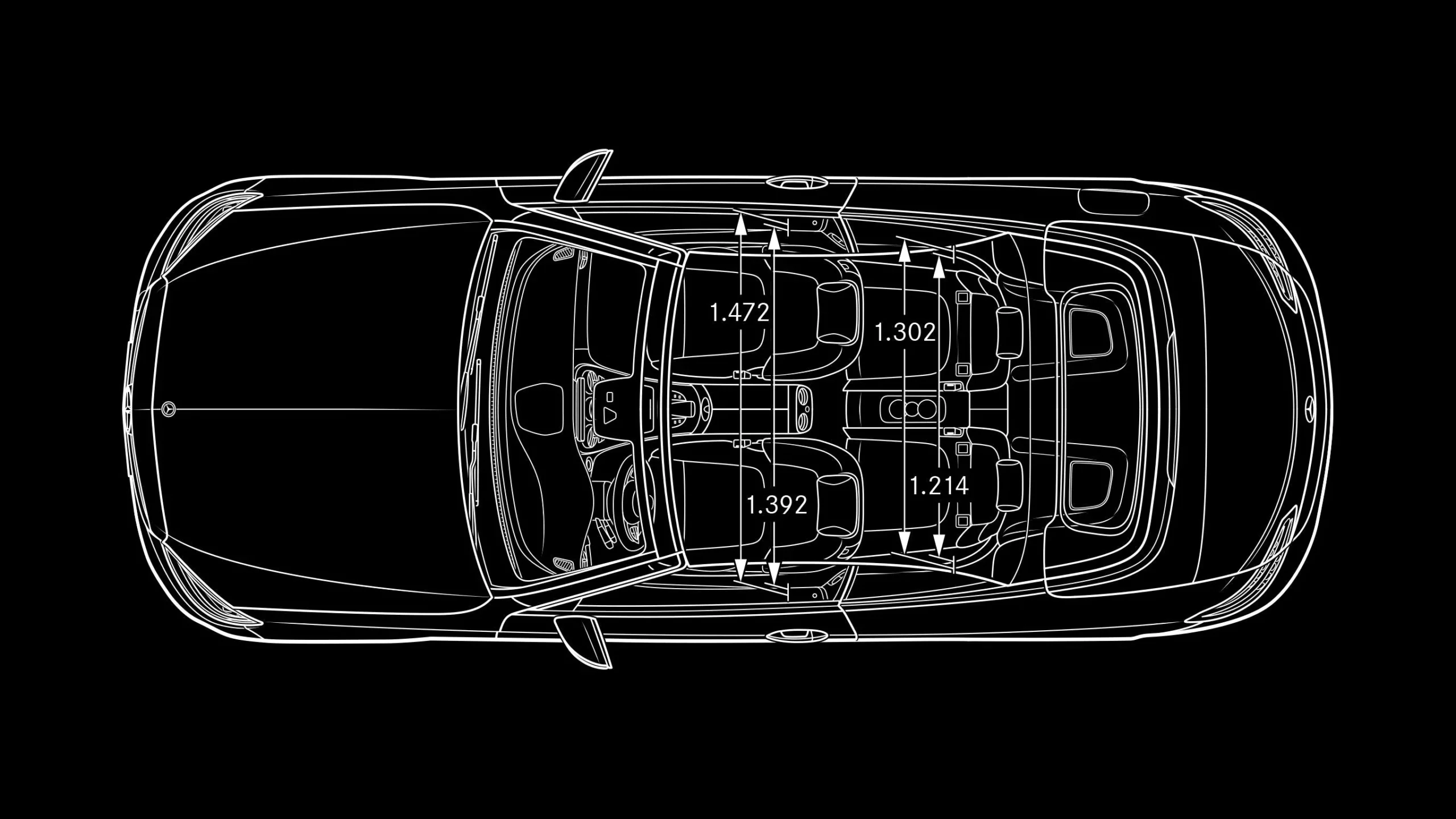 Classe C Cabriolet - Vue du dessus