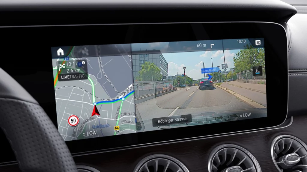 Réalité augmentée pour la navigation MBUX