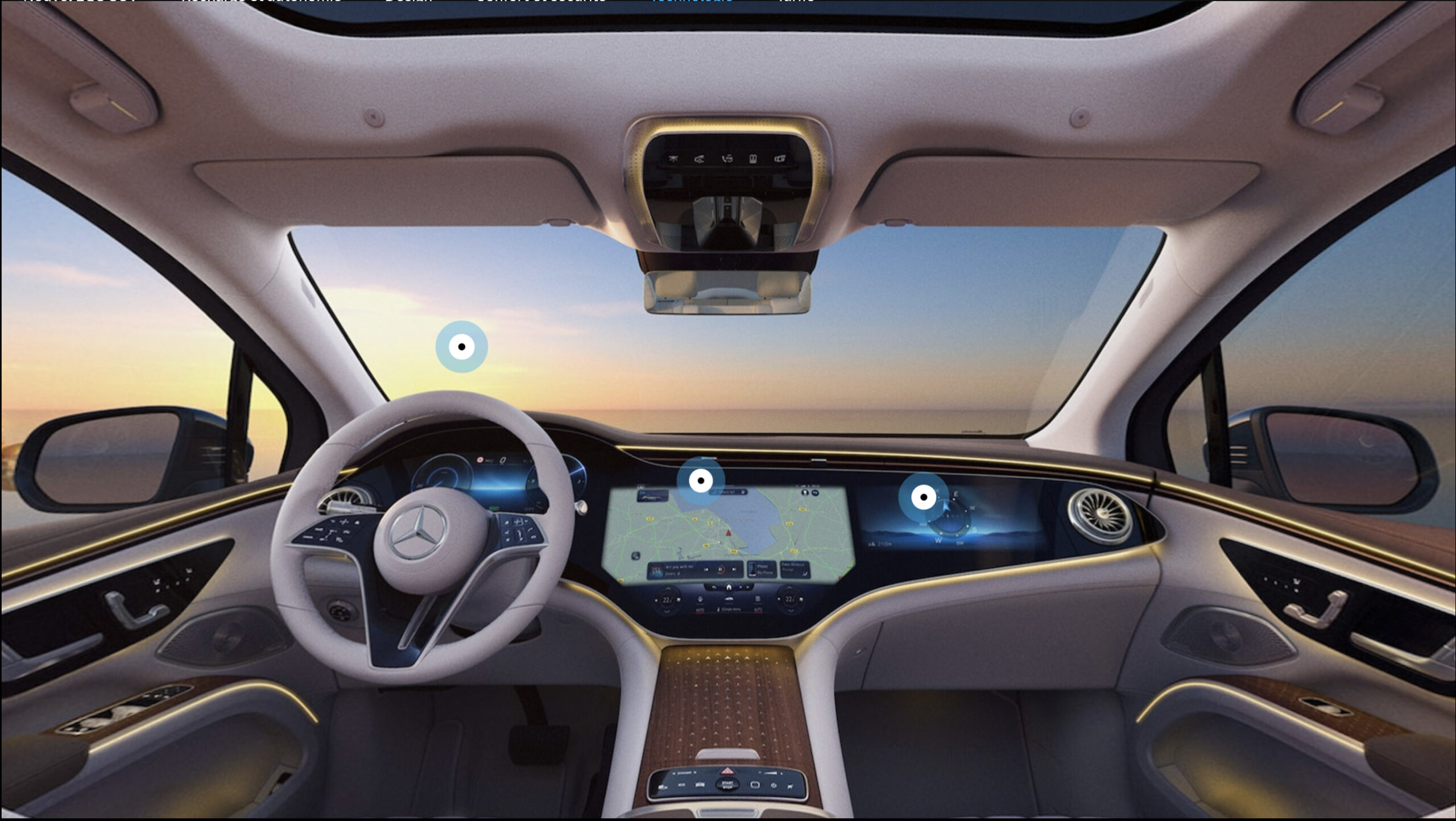Le système multimédia MBUX de Mercedes-Benz