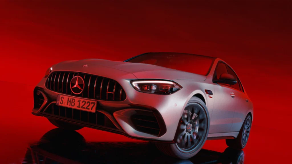 Calandre propre à AMG avec baguettes verticales